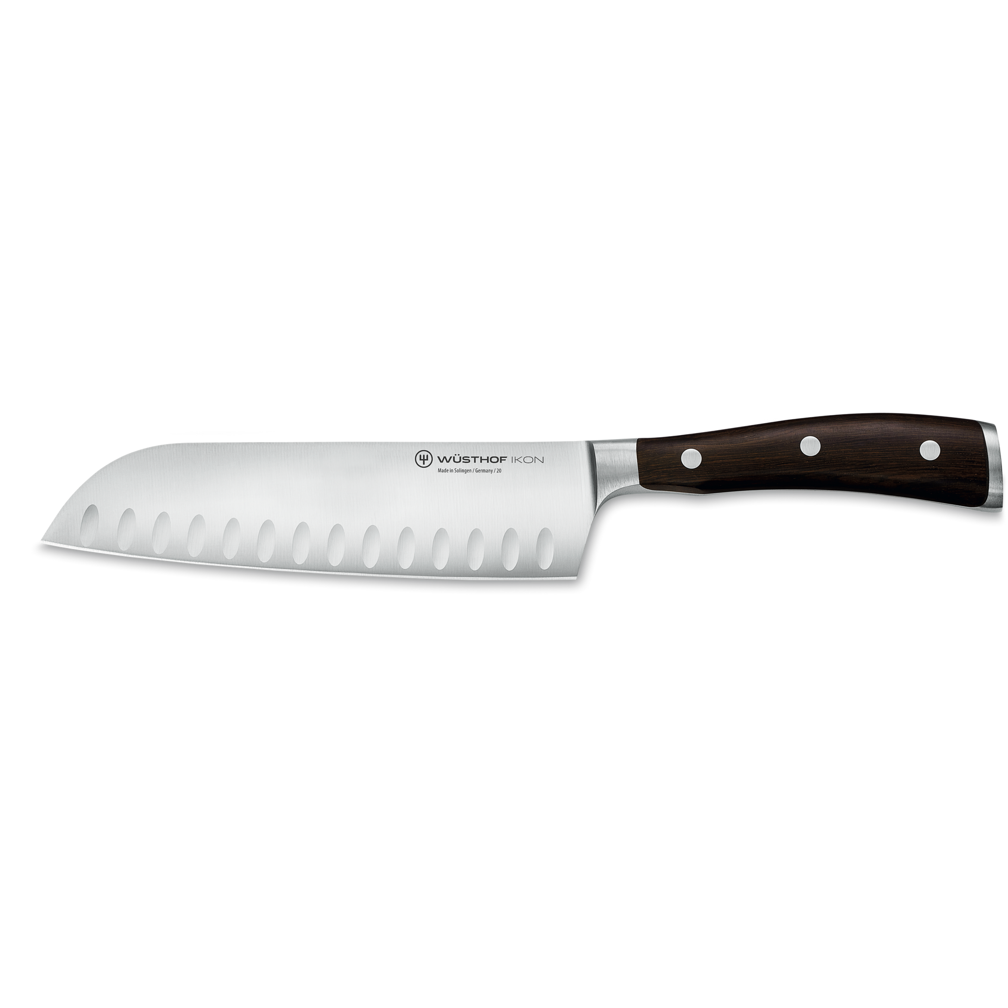 Ikon Hollow Edge Santoku 17 cm | 7 inch