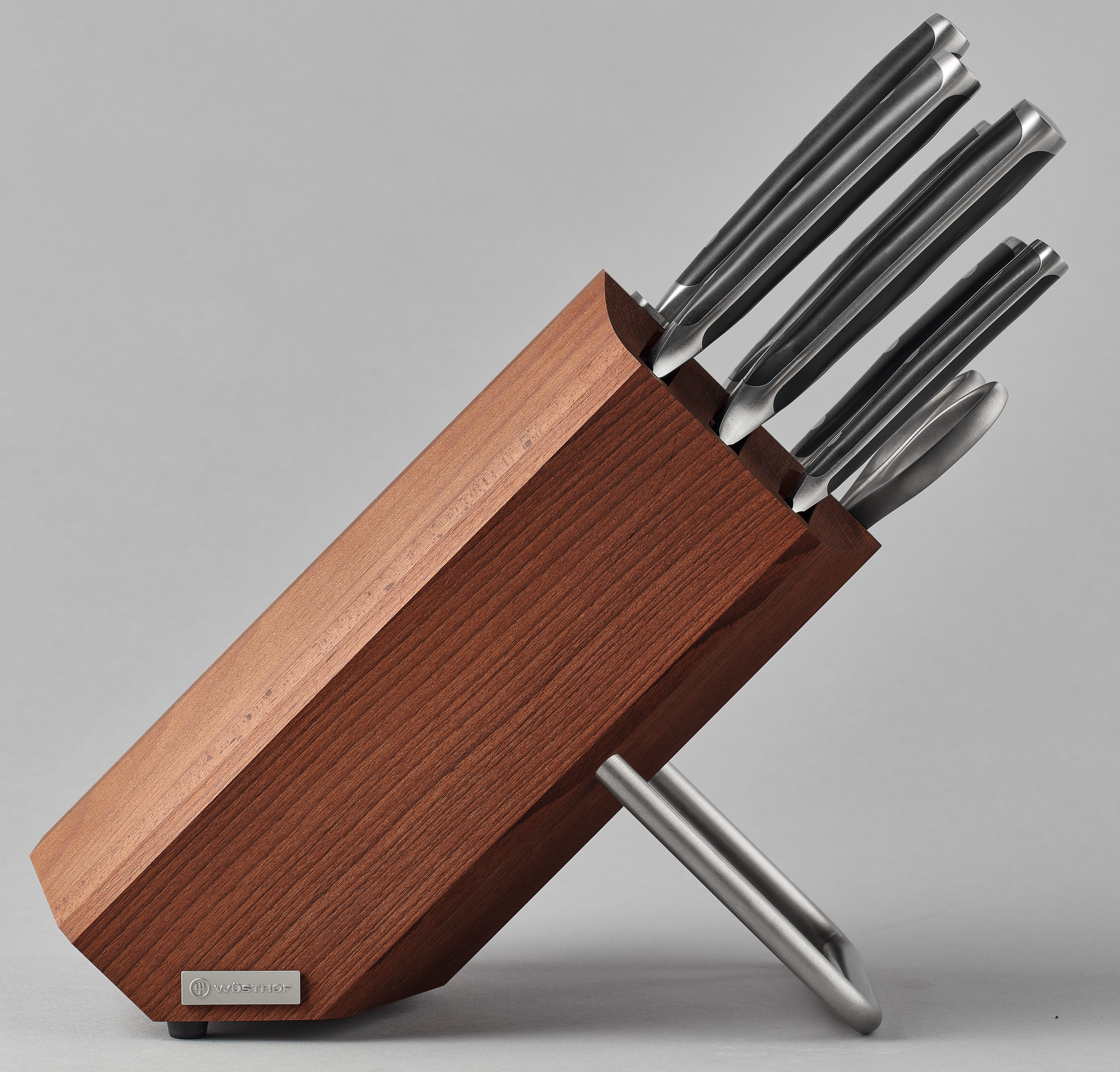 8-Slot Knife Block | Heat-Treated-Beech