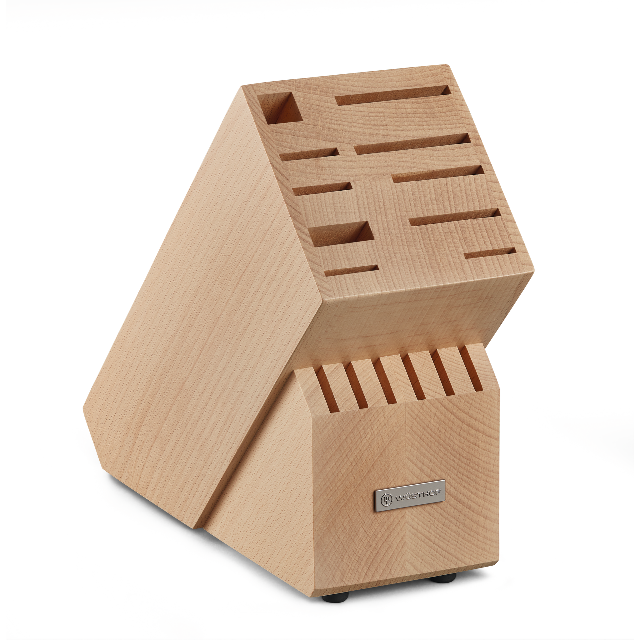 16-Slot Knife Block | Beech