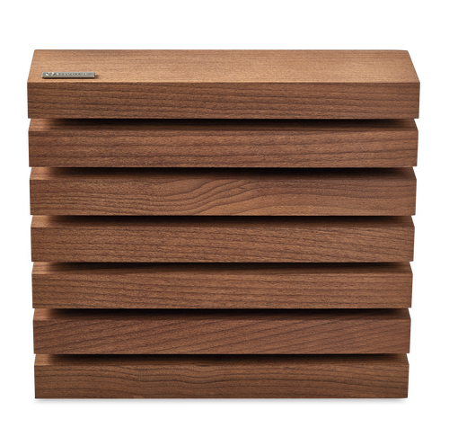 Magnetic 6-Slot Knife Block | Heat-Treated-Beech