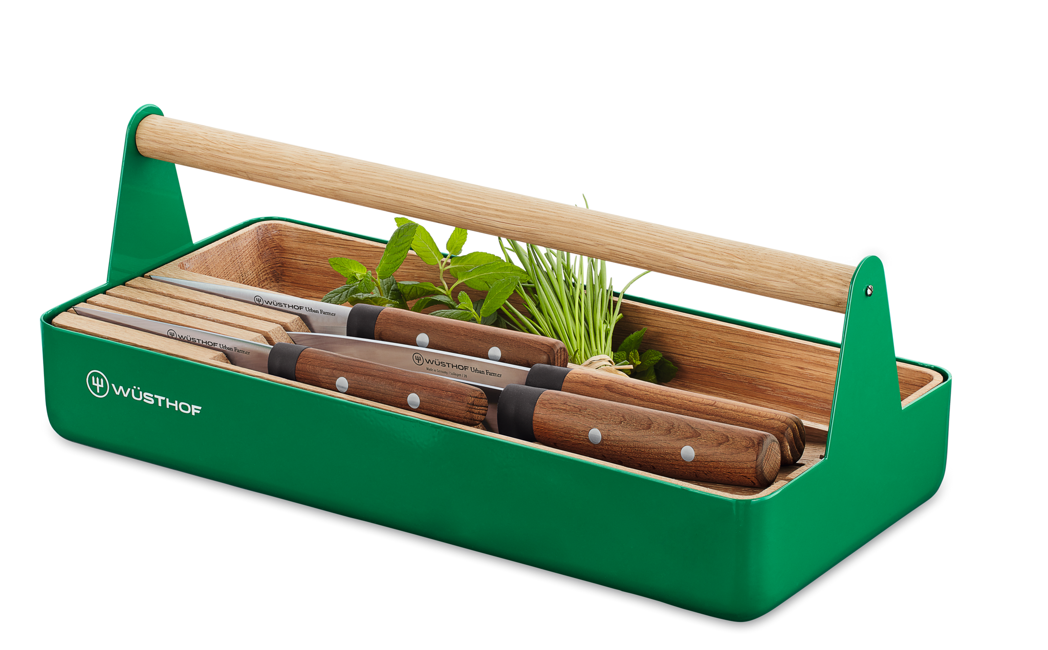 Urban Farmer Tool Basket with 4 Pieces