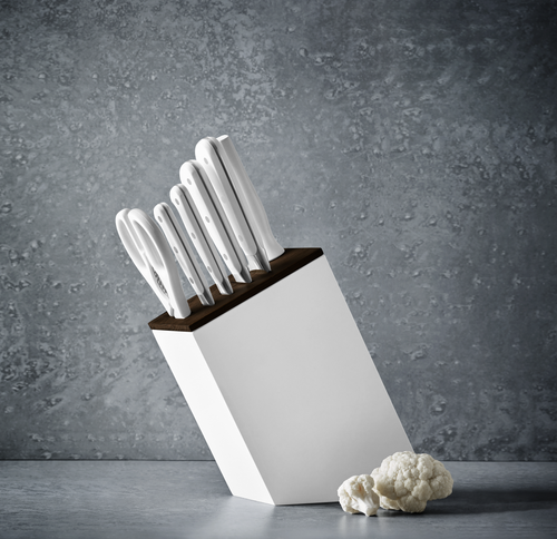 Classic 7-Piece Knife Block Set with Santoku